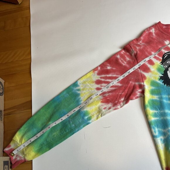 Cheech And Chong Men’s Officially Licensed Lit Tie Dye Long Sleeve T-Shirt SMALL - Picture 13 of 15